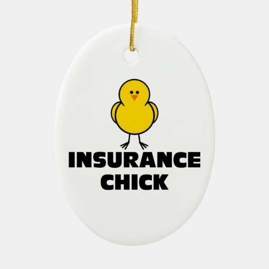 Insurance Chick Christmas Ornament