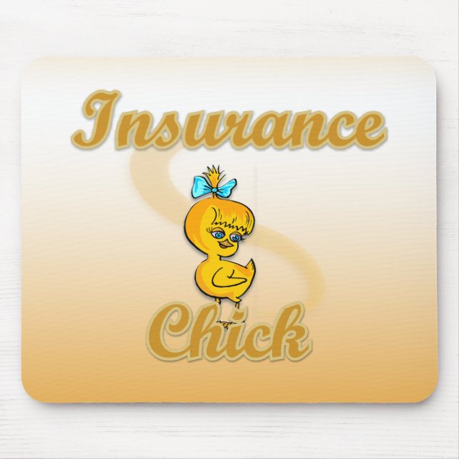 Insurance Chick Mouse Mat (Front)
