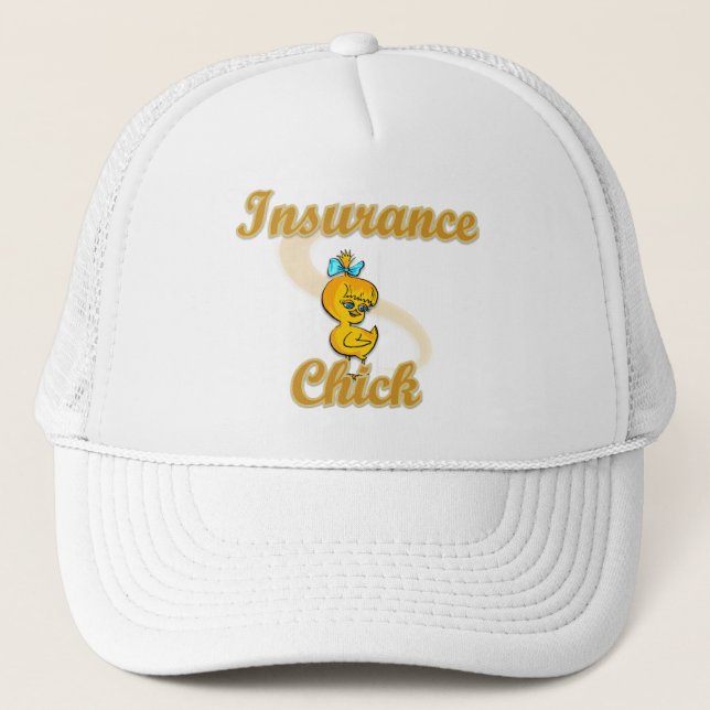 Insurance Chick Trucker Hat (Front)