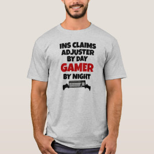 Insurance Claims Adjuster Gamer T-Shirt