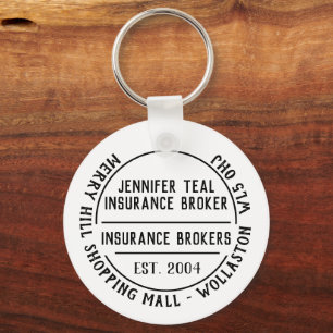 Insurance Company Promotional Keychain
