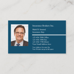Insurance Company Reps Business Card