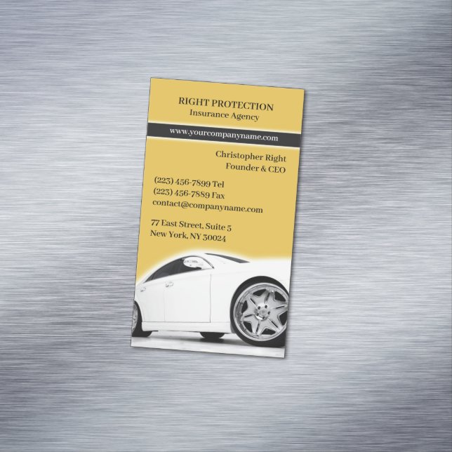 Insurance Magnetic Business Card (In Situ)