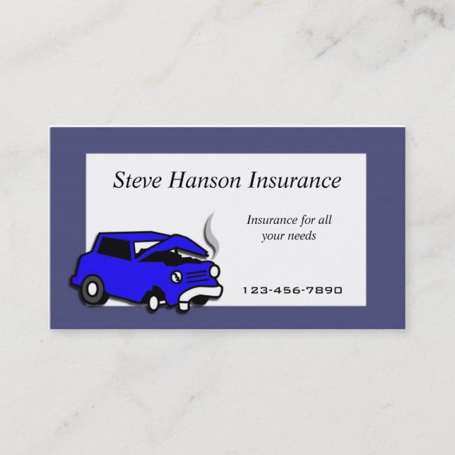 Insurance Salesman  business card (Front)