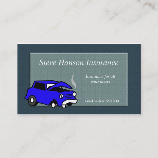 Insurance Salesman  business card (Front)