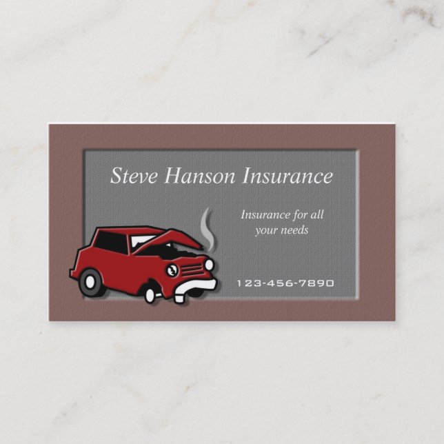 Insurance Salesman  business card (Front)