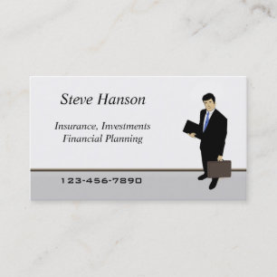 Insurance Salesman Business Card