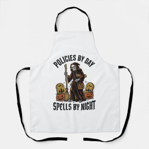 Insurance Witch Shirt Funny Halloween Agent Graphi Apron