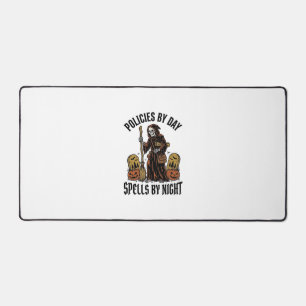Insurance Witch Shirt Funny Halloween Agent Graphi Desk Mat