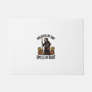 Insurance Witch Shirt Funny Halloween Agent Graphi Doormat