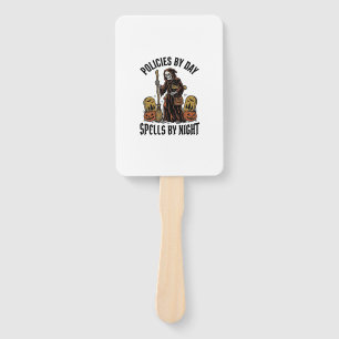 Insurance Witch Shirt Funny Halloween Agent Graphi Hand Fan