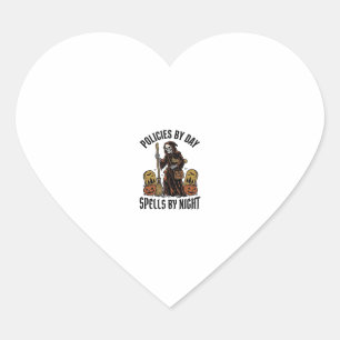 Insurance Witch Shirt Funny Halloween Agent Graphi Heart Sticker