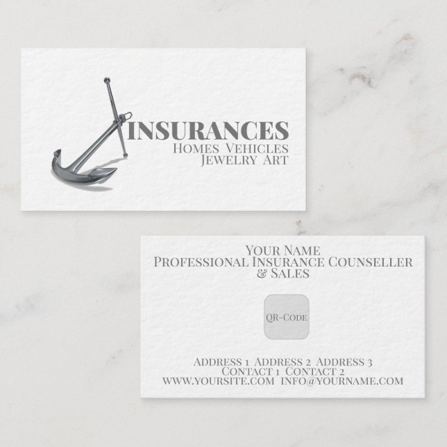 Insurances - Business Card (Front/Back)