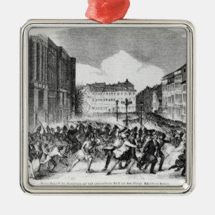 Insurrection in Berlin Metal Tree Decoration