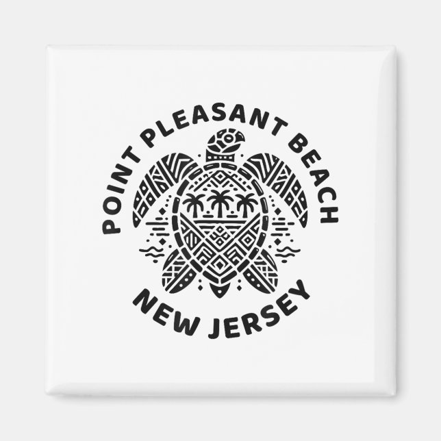 Int Pleasant Beach New Jersey Nj Boy Girl Men Wome Magnet (Front)