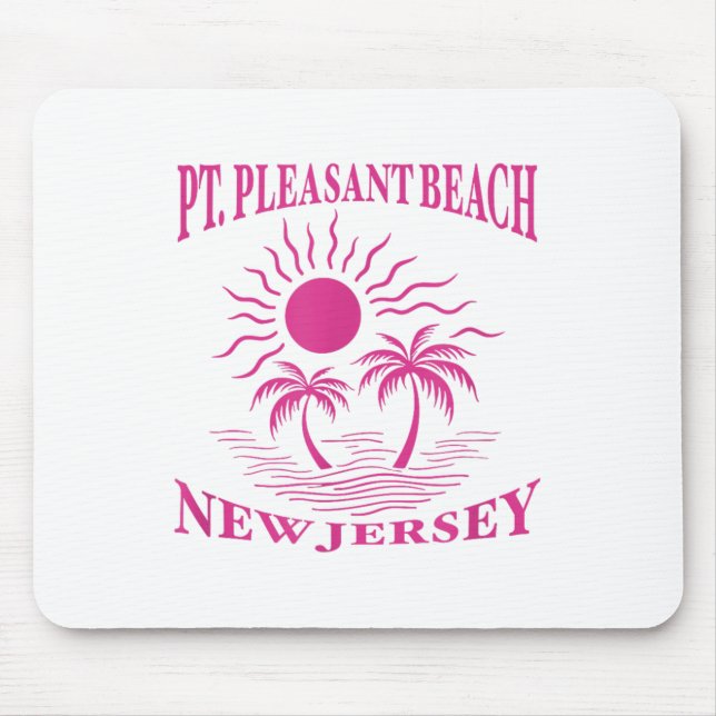 Int Pleasant Beach New Jersey Nj Boy Girl Men Wome Mouse Mat (Front)