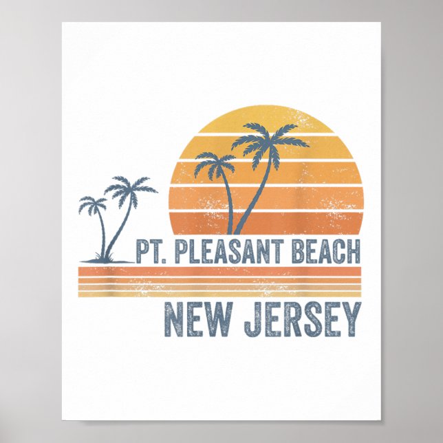 Int Pleasant Beach New Jersey Nj Boy Girl Men Wome Poster (Front)