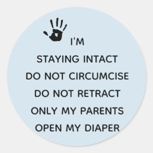 Intact Hospital Care Stickers