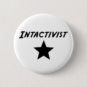 Intactivist 6 Cm Round Badge