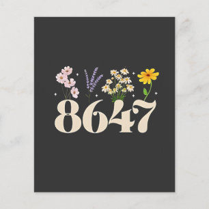 intage 8647, Anti Trump, Floral Feminist, Subtle Flyer