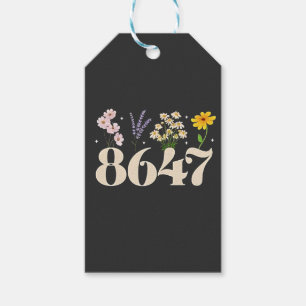 intage 8647, Anti Trump, Floral Feminist, Subtle Gift Tags