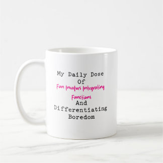 Integrating Functions Differentiating Boredom Fun Coffee Mug