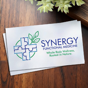Integrative Healing Cross - Functional Medicine Business Card