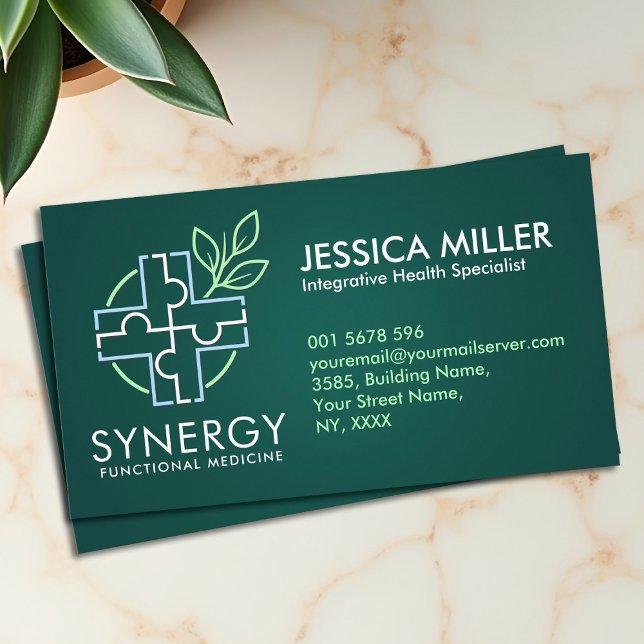 Integrative Health care - Functional Medicine  Business Card (Creator Uploaded)