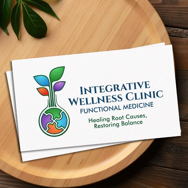 Integrative Wellness  - Functional Medicine Business Card (Creator Uploaded)