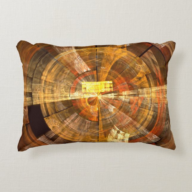 Integrity Abstract Art Accent Pillow (Front)