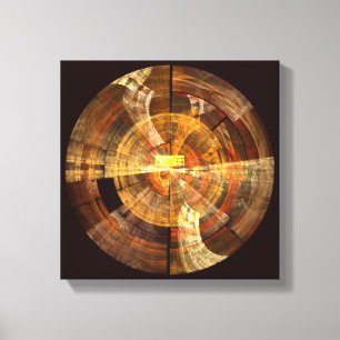 Integrity Abstract Art Black and White Canvas Print