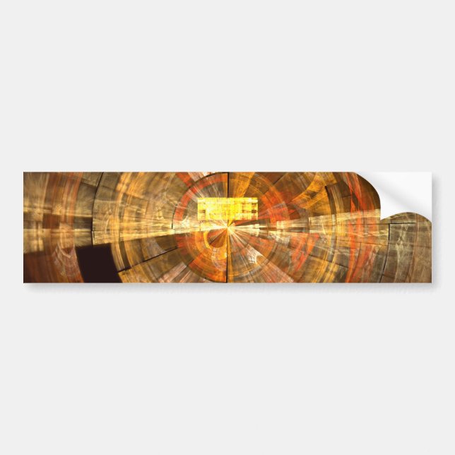 Integrity Abstract Art Bumper Sticker (Front)