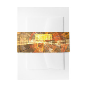 Integrity Abstract Art Invitation Belly Band