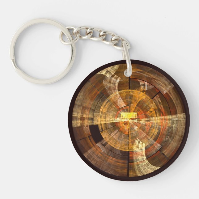 Integrity Abstract Art Key Ring (Front)