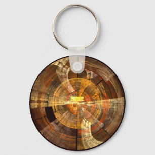 Integrity Abstract Art Keychain