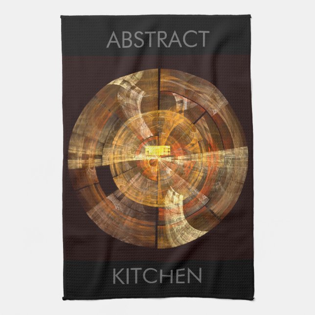 Integrity Abstract Art Kitchen Towel (Vertical)