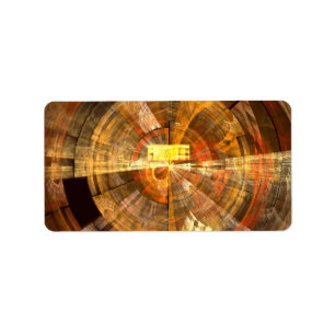 Integrity Abstract Art Label