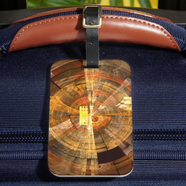 Integrity Abstract Art Luggage Tag (Front Insitu 2)
