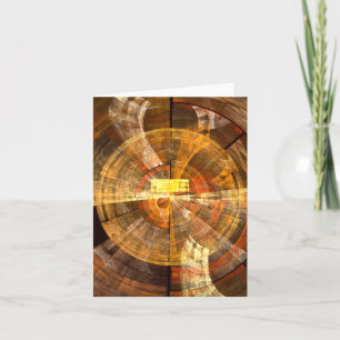Integrity Abstract Art Note Card