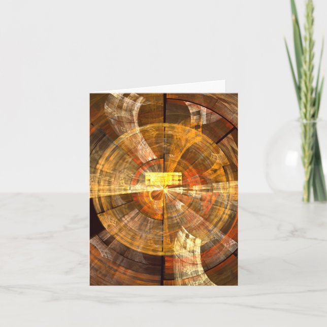 Integrity Abstract Art Note Card (Front)