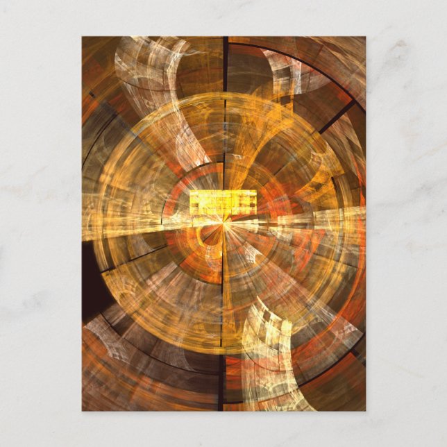 Integrity Abstract Art Postcard (Front)