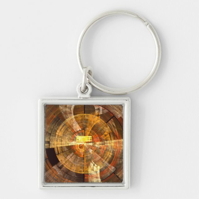 Integrity Abstract Art Small Key Ring (Front)
