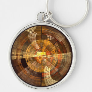 Integrity Abstract Art Small Key Ring