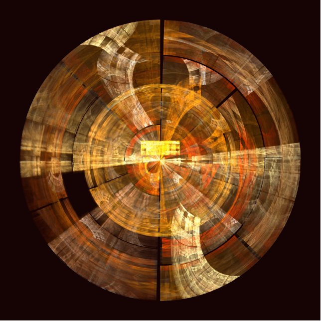 Integrity Abstract Art Standing Photo Sculpture (Front)