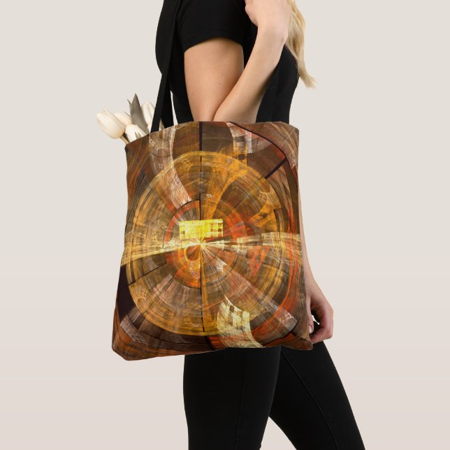 Integrity Abstract Art Tote Bag (Close Up)