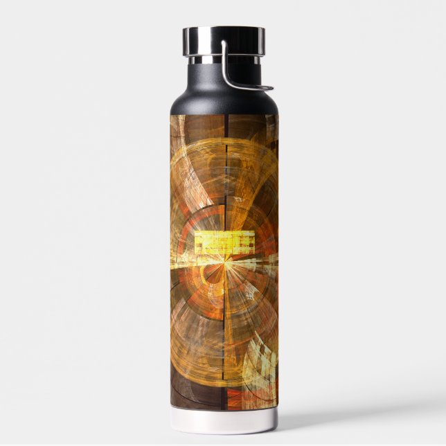 Integrity Abstract Art Water Bottle (Left)
