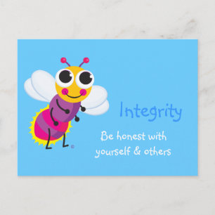 Integrity Cute Firefly Postcard