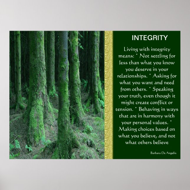 INTEGRITY  Posters 9 (Front)