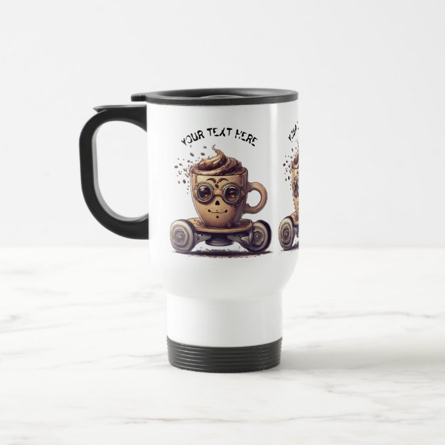 INTELECTUAL COFFEE IN A SKATER  TRAVEL MUG (Left)