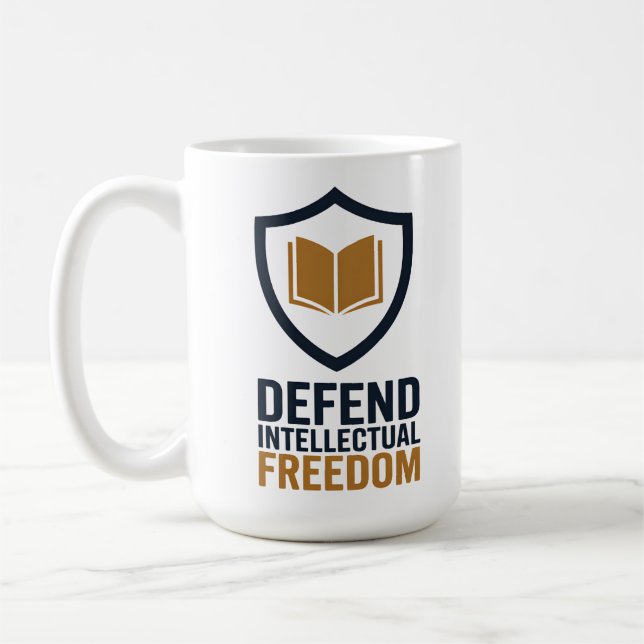 Intellectual Freedom Defense Coffee Mug (Left)